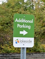 parking lot sign